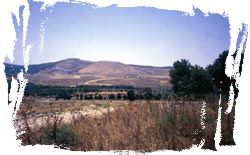 Mount Gilboa - where King Saul died