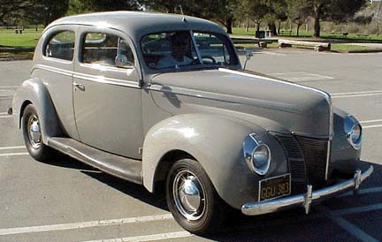 a 1940 Ford Deluxe Tudor - not Pappy's car