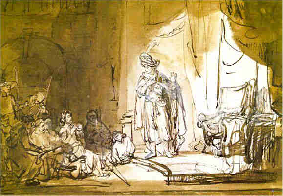 "Joseph Reveals Himself to his Brothers," by Rembrandt van Rijn, 1640