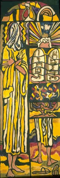 "Moses" by Phillip Ratner, 1998. Israel Bible Museum