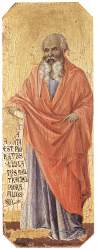 "Jeremiah" by Duccio di Buoninsegna, 1308-11
