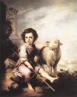 "Christ the Good Shepherd," by MURILLO c. 1660